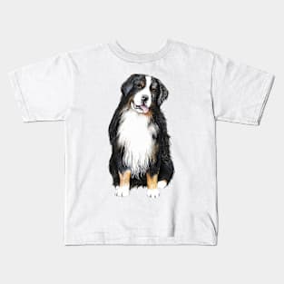 Bernese Mountain Dog Kids T-Shirt